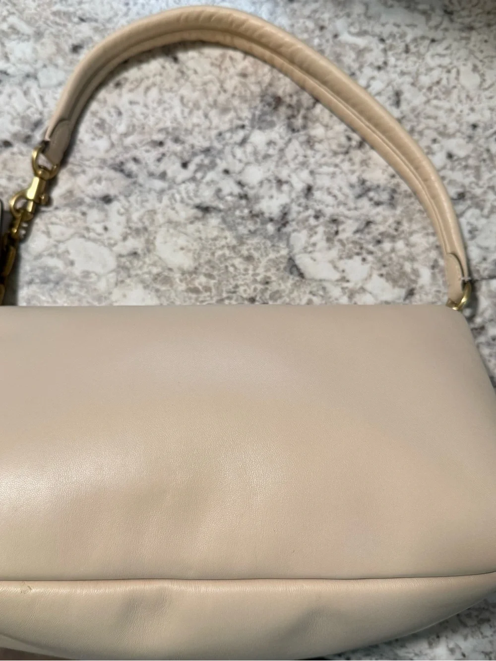 Coach Pillow Tabby Cream Shoulder Bag - Picture 2 of 6
